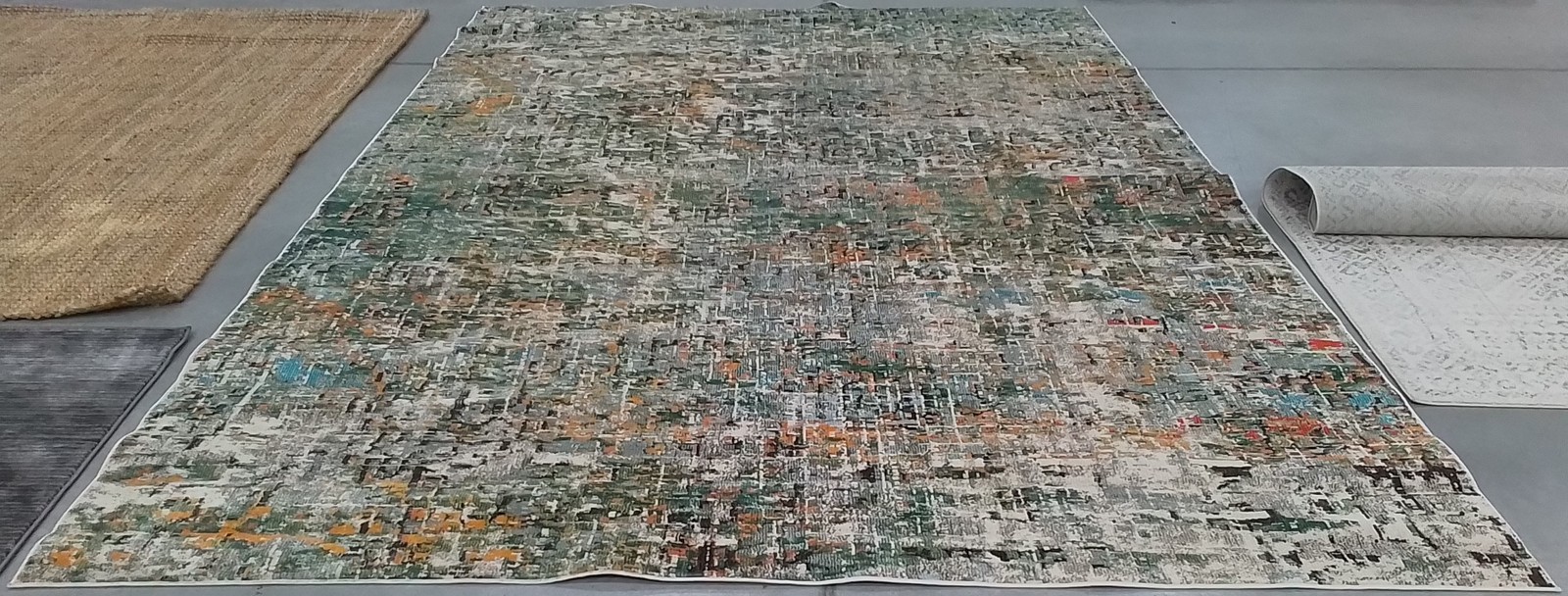 GREEN/TURQUOISE 10′-0″ x 14′-0″ Flaw in Rug, Reduced Price 1172807512 MAD460Y-10