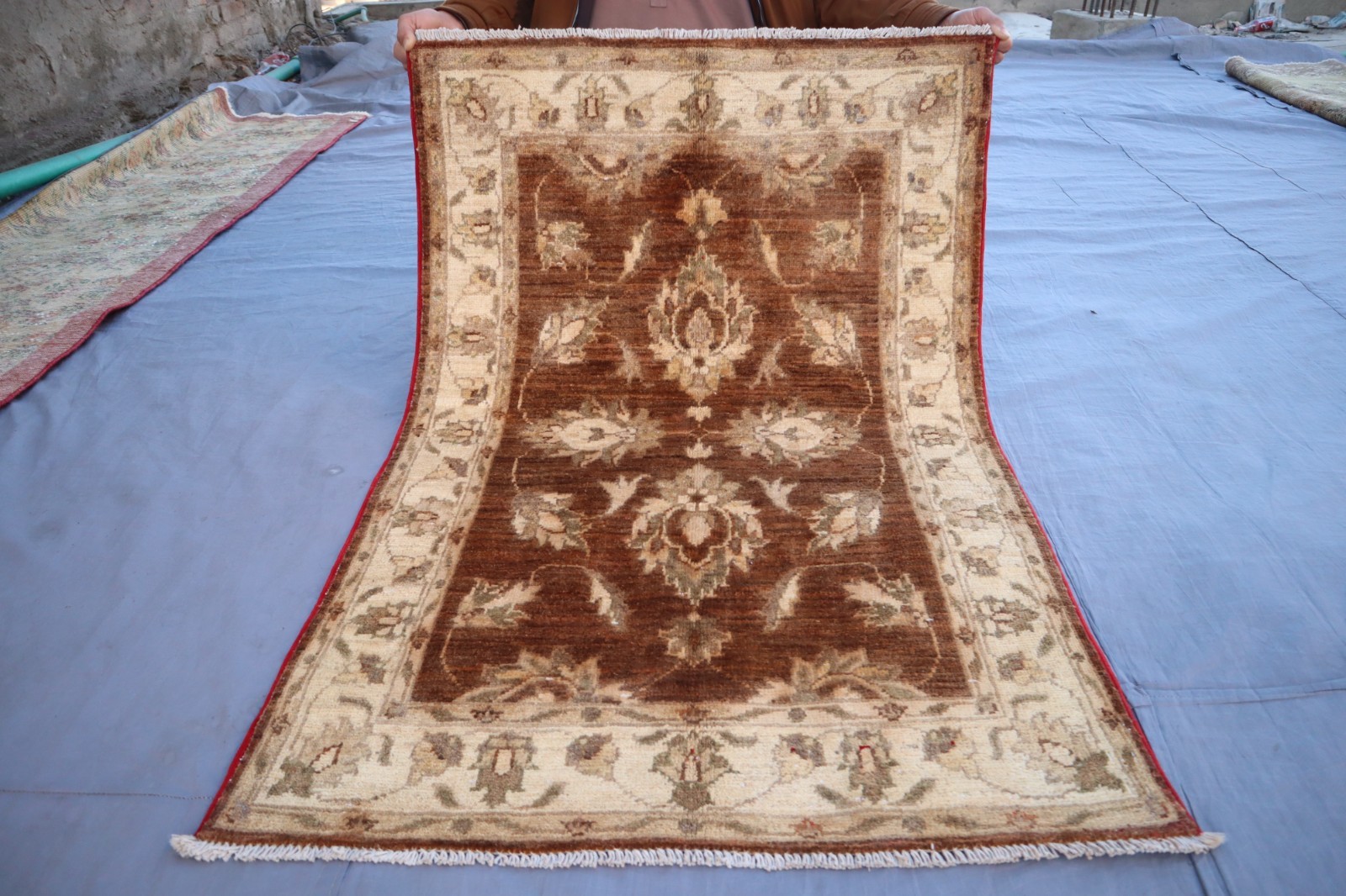 2’8×4’0 ft Vintage Handmade Wool Area Rug, Bohemian Rug, Bedroom, Kitchen Rug