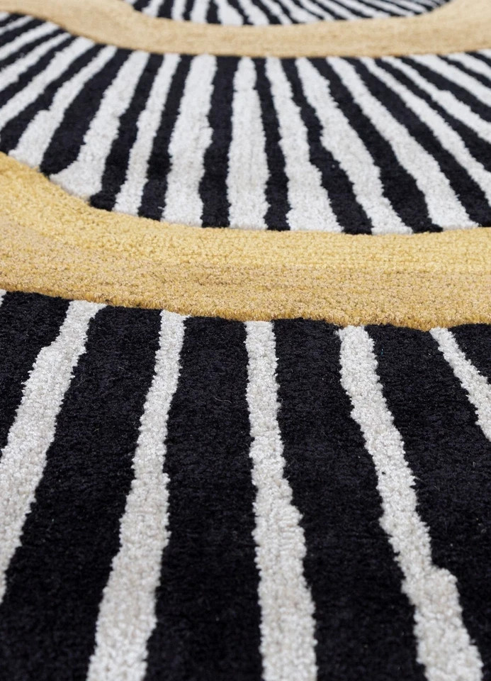 Hand-Tufted Nz Woolen Carpet are rug ebony/dark amber gold hand tufted Rug 9×15