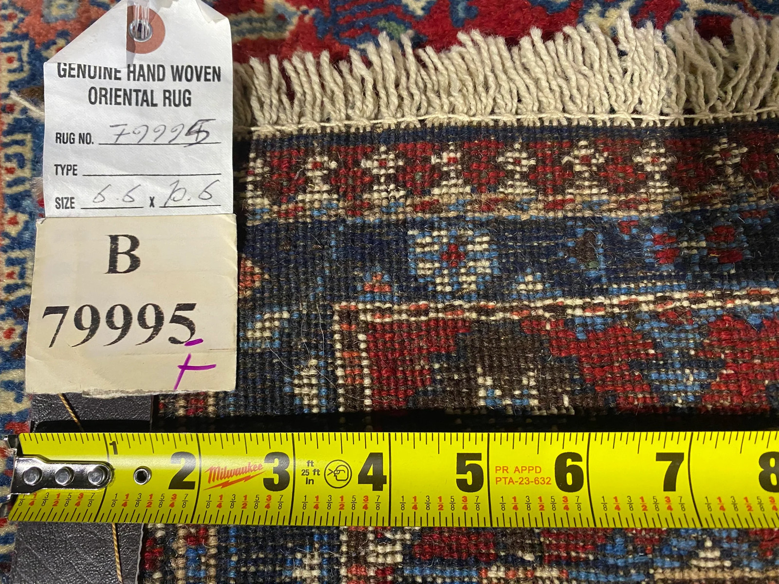 6.6 x 10.6 Perrsian Yalahmeh Rare Rug Best Tribbal Wool Carpet #B-79995