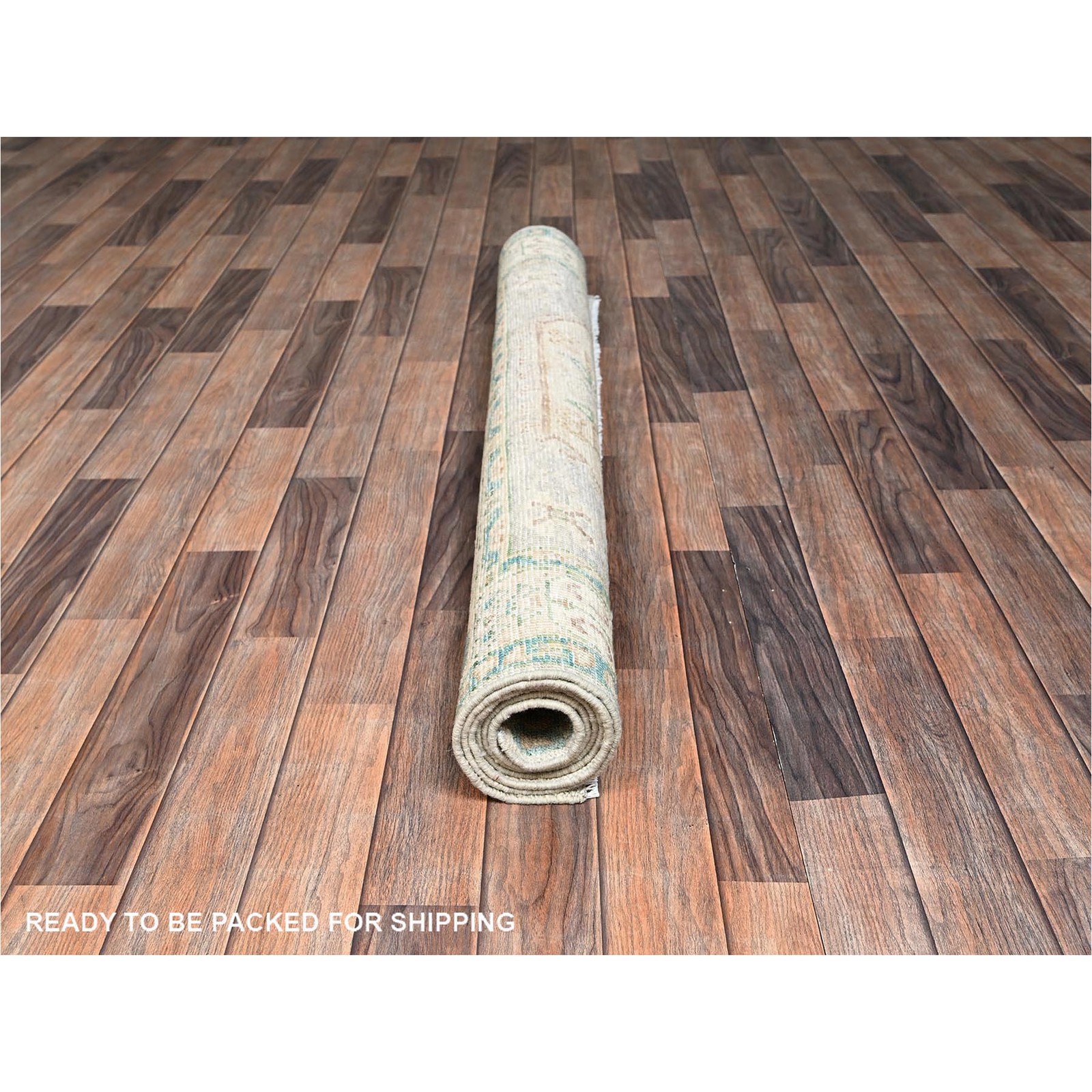 4’9″x6’8″ Oyster Gray Cloudbank Kazak Turkish Knot Hand Knotted Wool Rug 2720