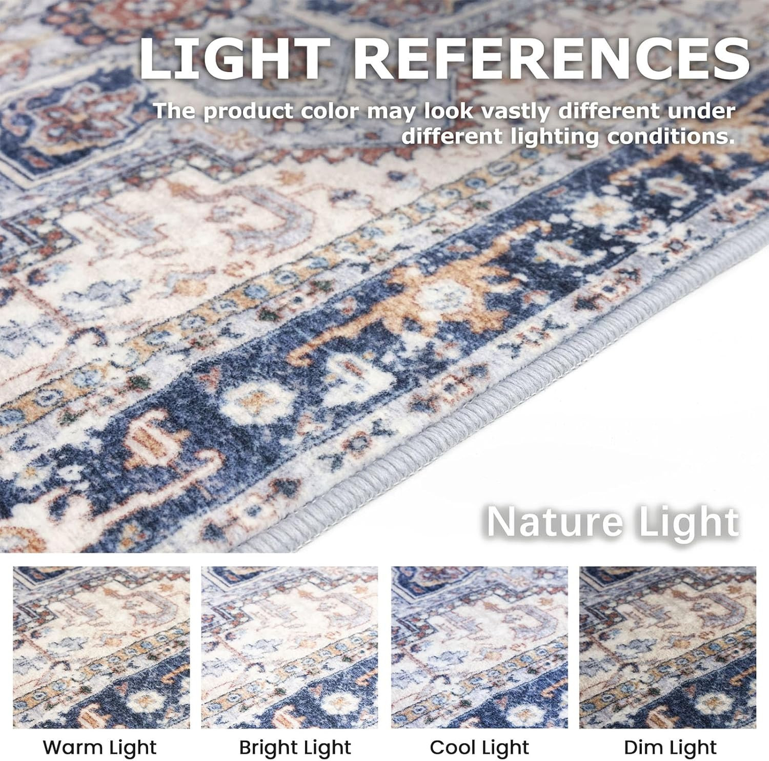 KOZYFLY Small Area Rug 2×3 Ft Rugs for Entryway Washable Boho Entry Rug Non Slip