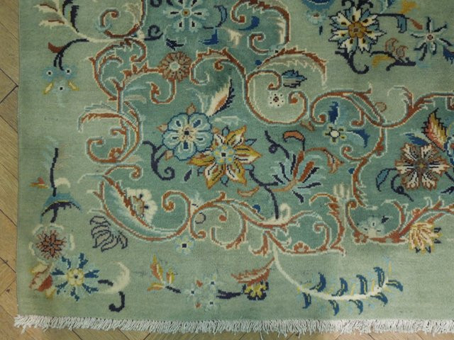 8×11′ GREEN Perrsian Kashaan Rug #PIX-15330