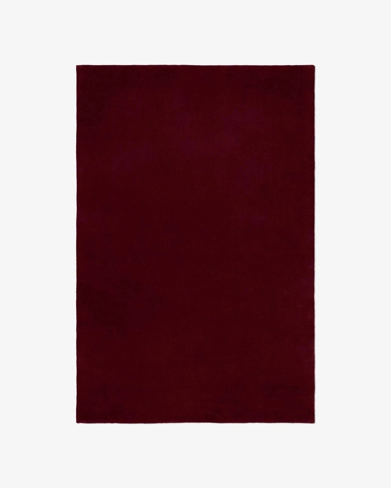 Hand-Tufted Wool Rug 9x12ft- Nordic Knots Grand Deep Wine Rug Handmade Area Rug