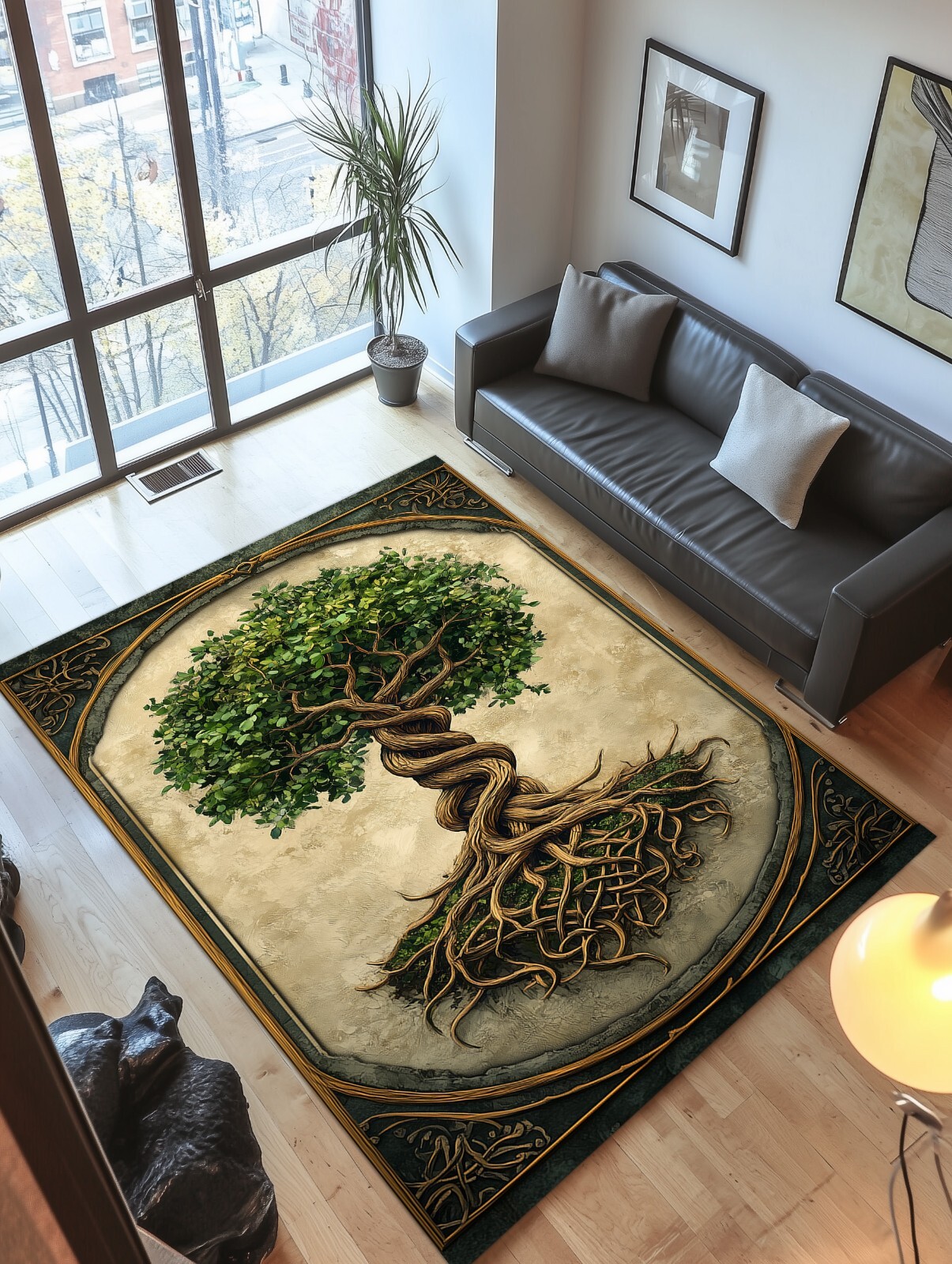 Tree Of Life Rug, Tree Of Life Decor, Gift Tree Of Life Area Rug, Tree Rug