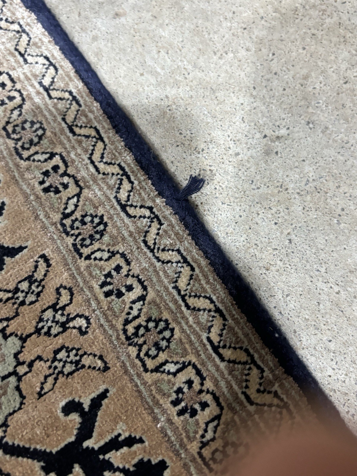 Handmade Signed Fine Pile Weave Silk on Silk Carpet Rug