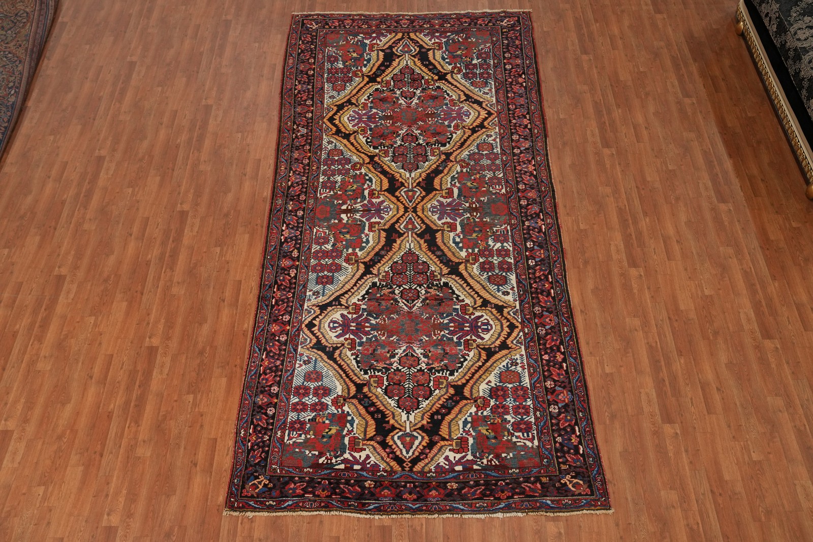 Vegetable Dye Wool Traditional Style Area Rug 6×13 ft Hand-knotted Living Room