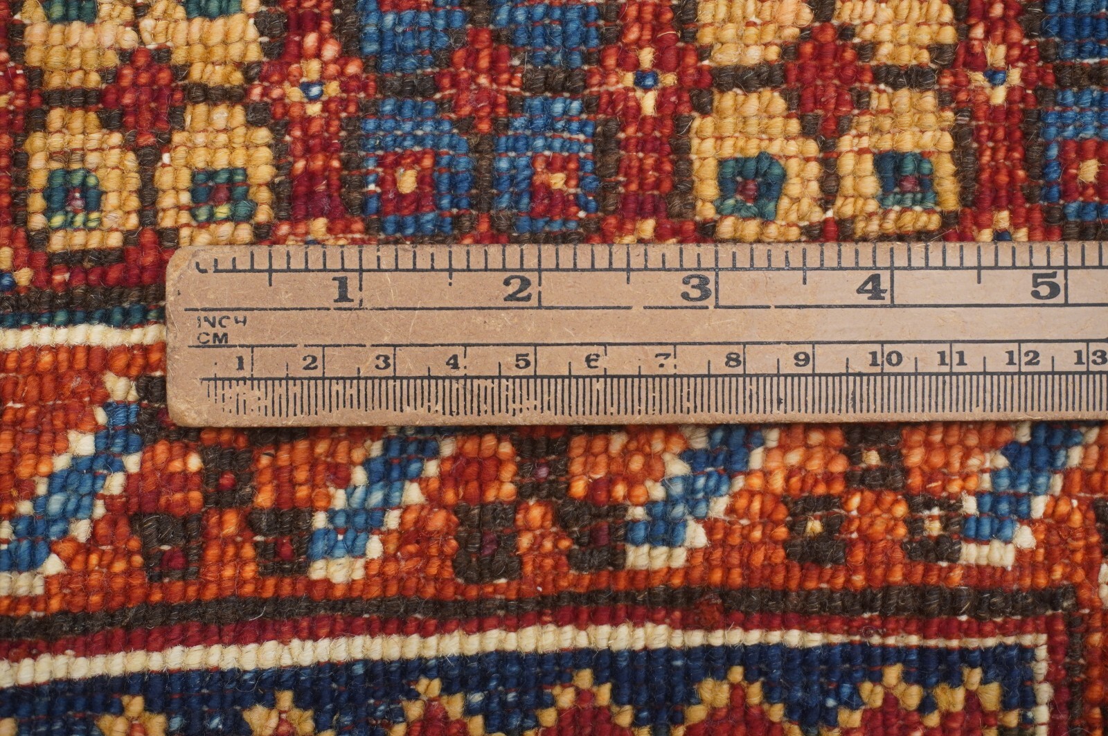 3 x 4 ft Red Oriental Afghan Hand Knotted Tribal Area Rug