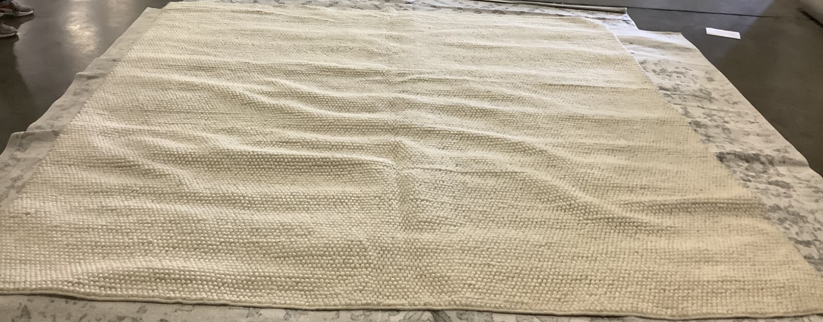 IVORY 10′-0″ x 10′-0″ Flaw in Rug, Reduced Price 1172676972 NAT620A-10SQ