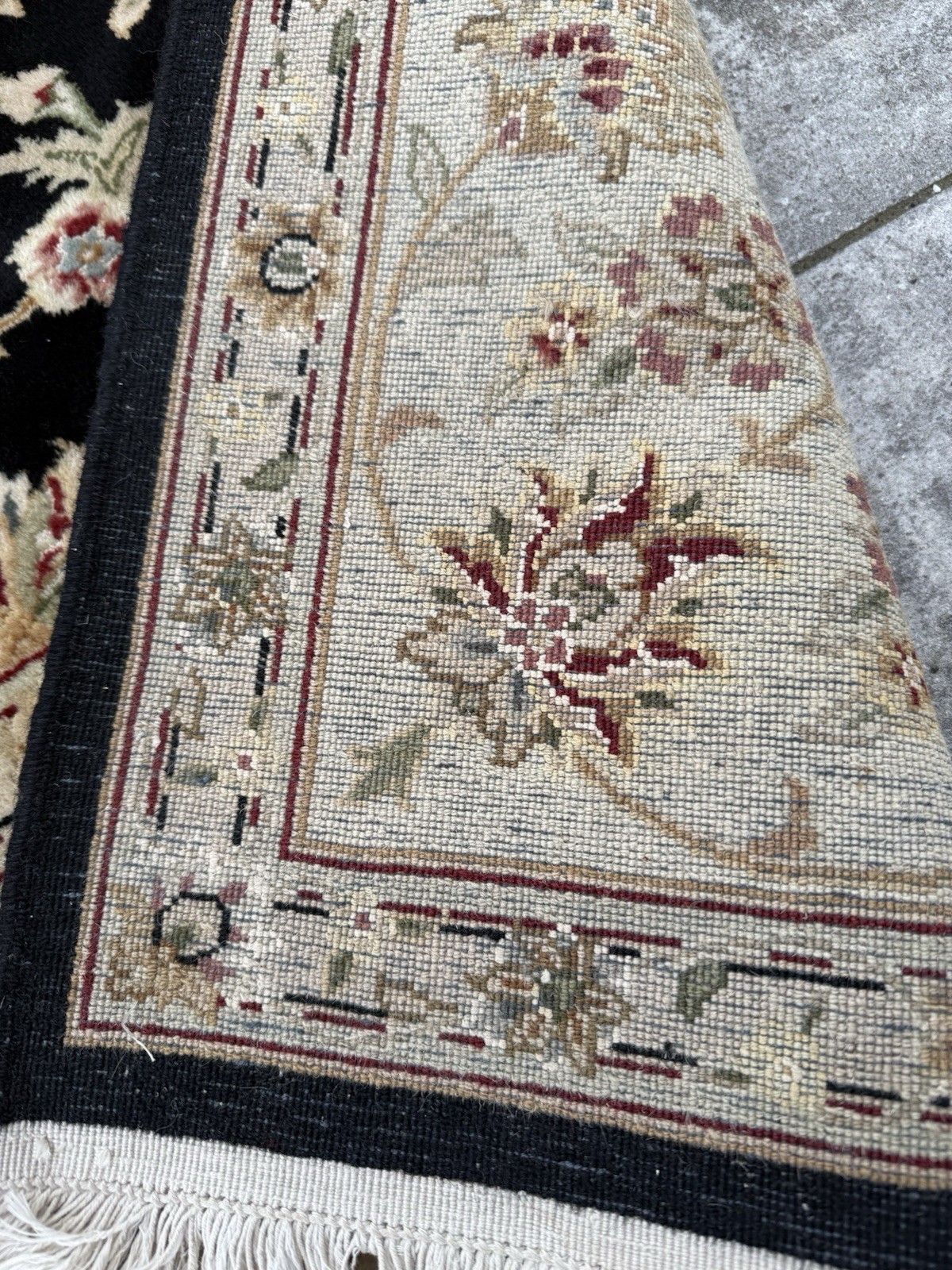 6×9 Sino Tabrizz Silk and Wool Handmade Area Rug Hand Knotted