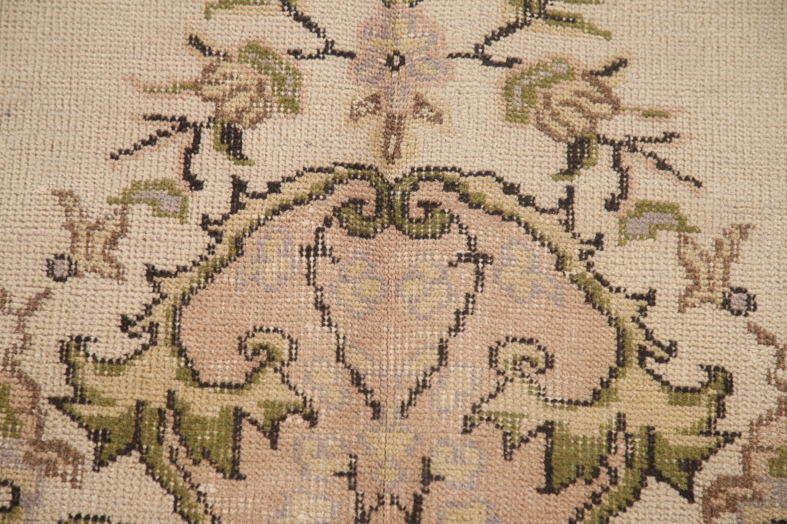 Vintage Handmade Floral Sparta Turkish Area Rug 6×10 Hand-knotted Wool Carpet