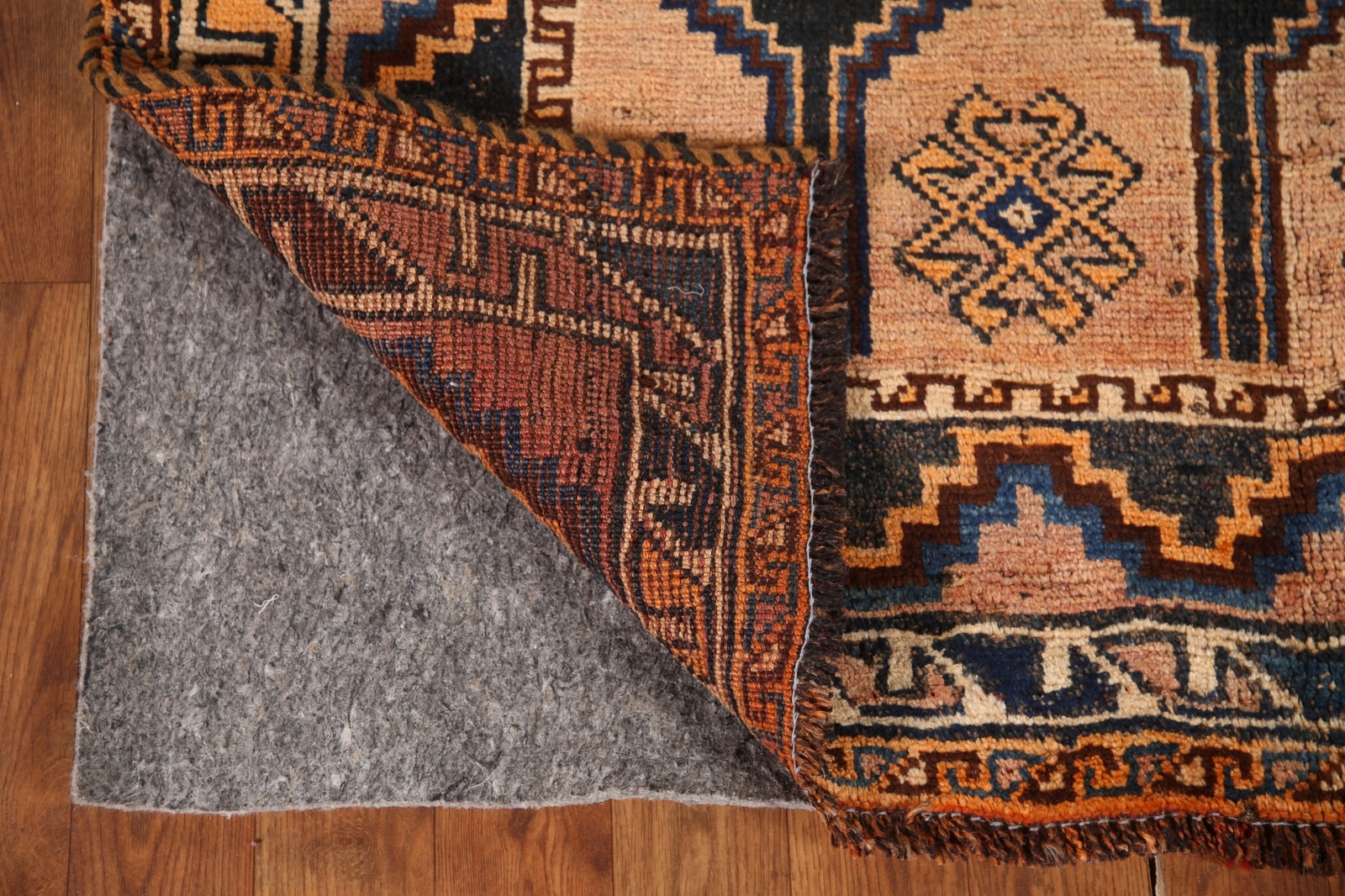 Vintage Geometric Tribal 4×8 ft. Tribal Rug Hand-knotted Lori Wool Carpet