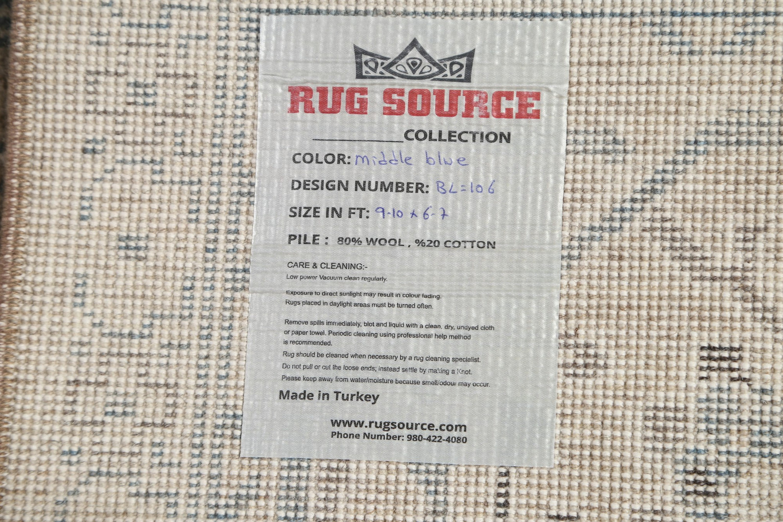 All-Over Geometric Ziegler Turkish Area Rug 7×10 ft Traditional Oriental Carpet