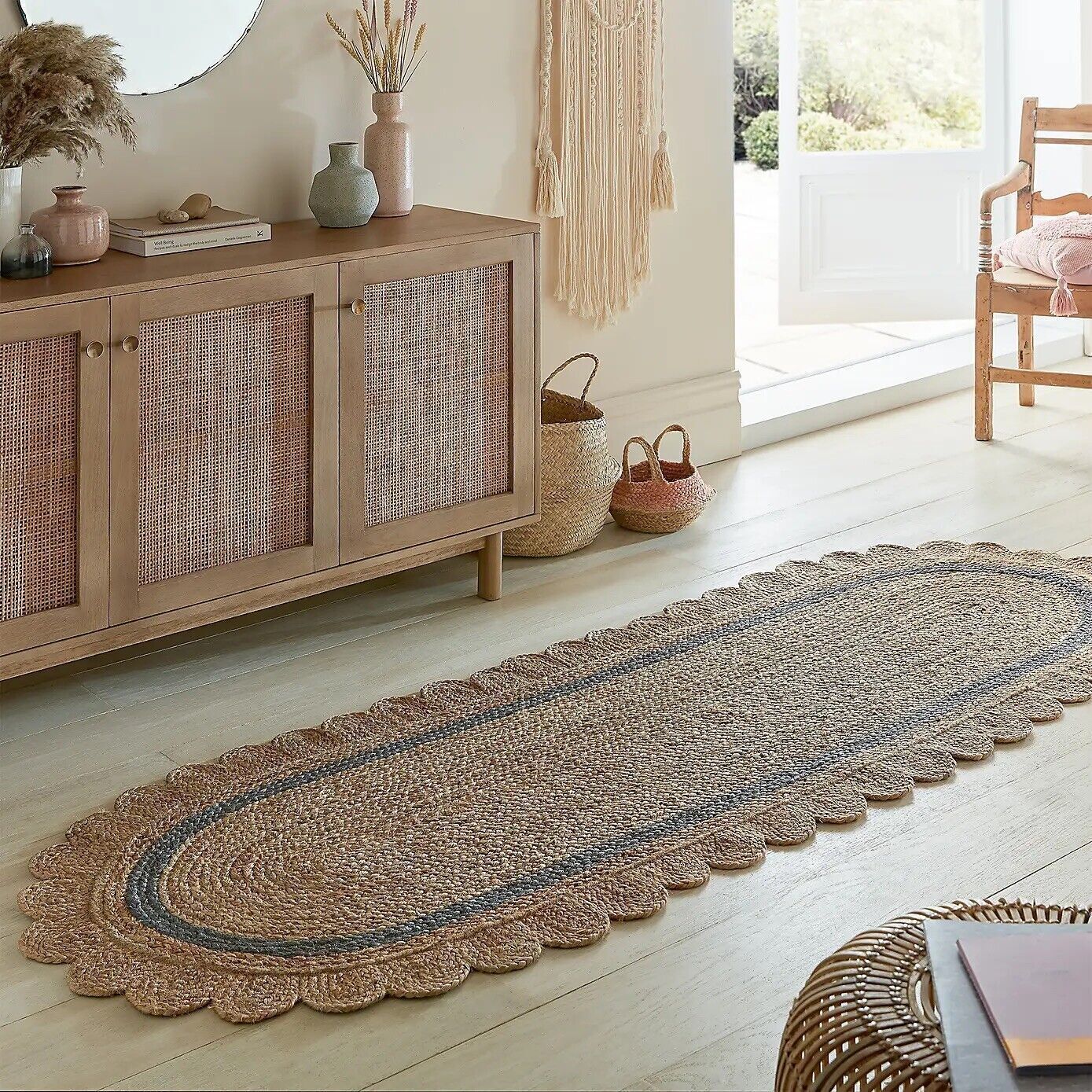 carpet oval rug 100% natural braided jute handmade reversible dinning area rugs