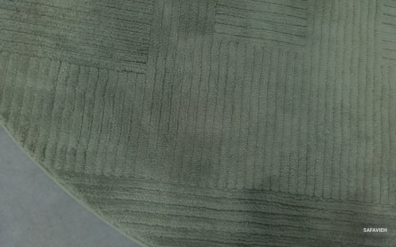 GREEN 6′-7″ x 6′-7″ Flaw in Rug, Reduced Price 1172794083 SLE686Y-7R