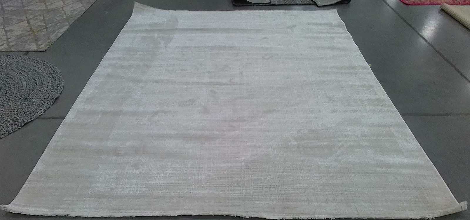 IVORY / IVORY 8′-0″ x 10′-0″ Back Stain Rug, Reduced Price 1172804707 WHS560A-8