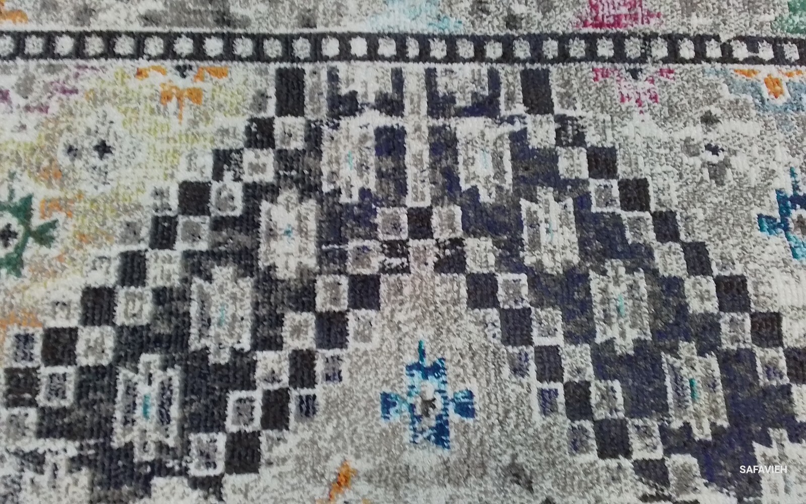 BLACK / YELLOW 6′-0″ x 9′-0″ Flaw in Rug, Reduced Price 1172770708 MAD418Z-6