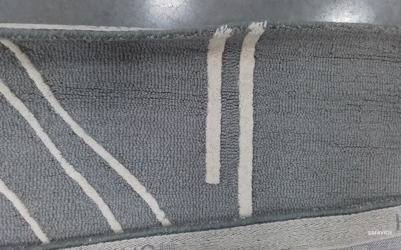 GREY / IVORY 4′-0″ x 6′-0″ Back Stain Rug, Reduced Price 1172805876 RD860F-4