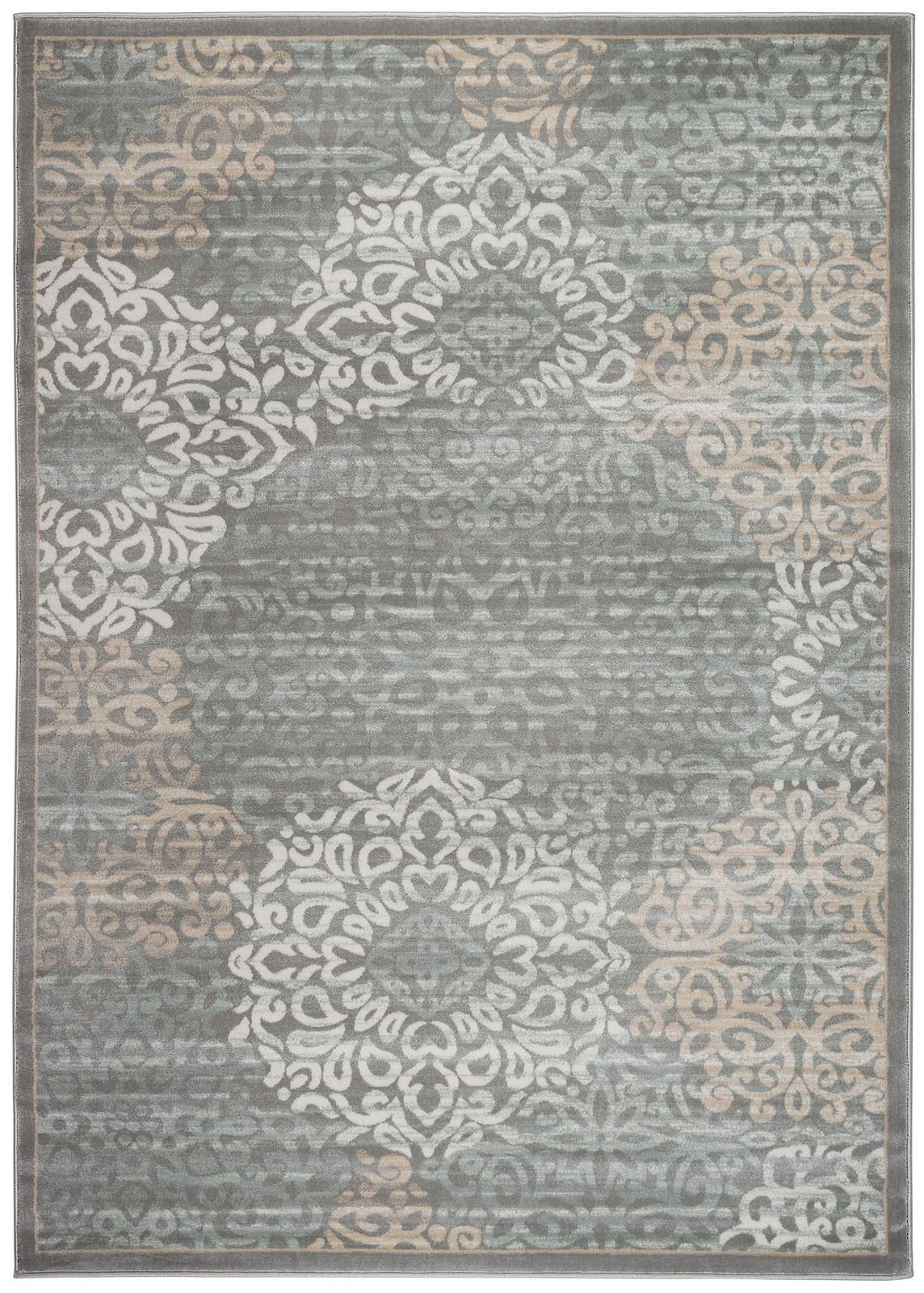 Radici USA Pisa Modern Transitional 3’3″ x 4’11” Rectangular Polypropylene Ar…