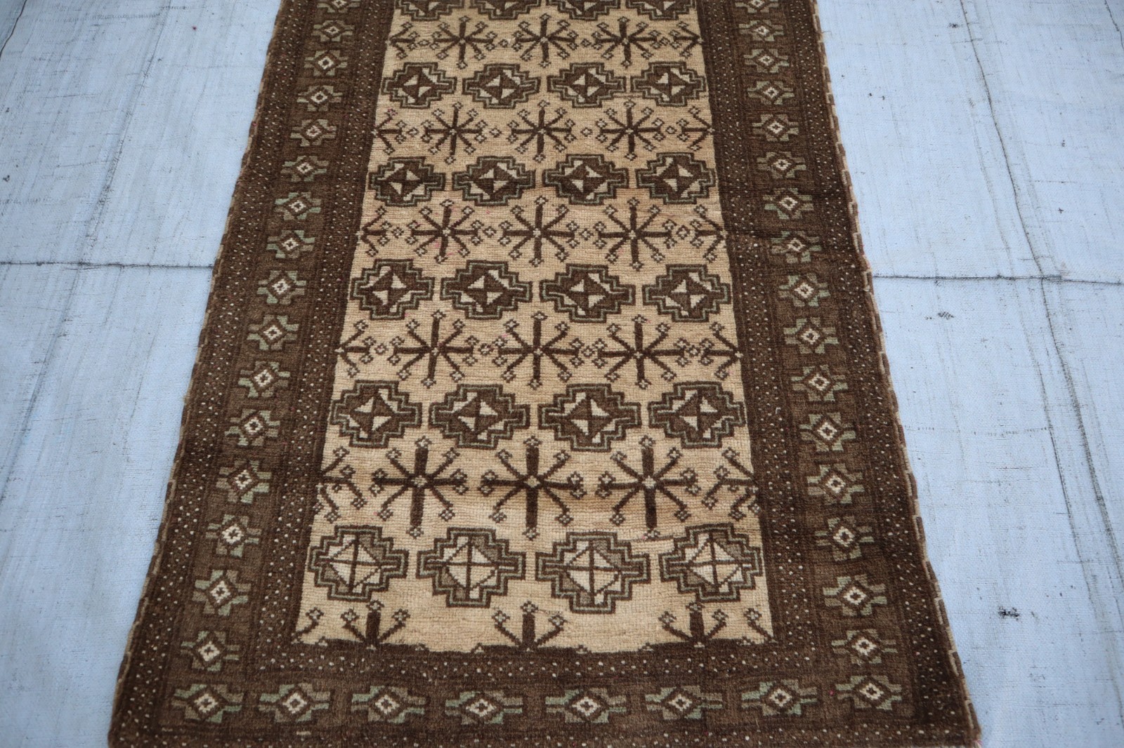 2’8×5’0 ft Beige Handmade Muted Neutral Rug/ Oriental Rug/ Vintage Entryway Rug