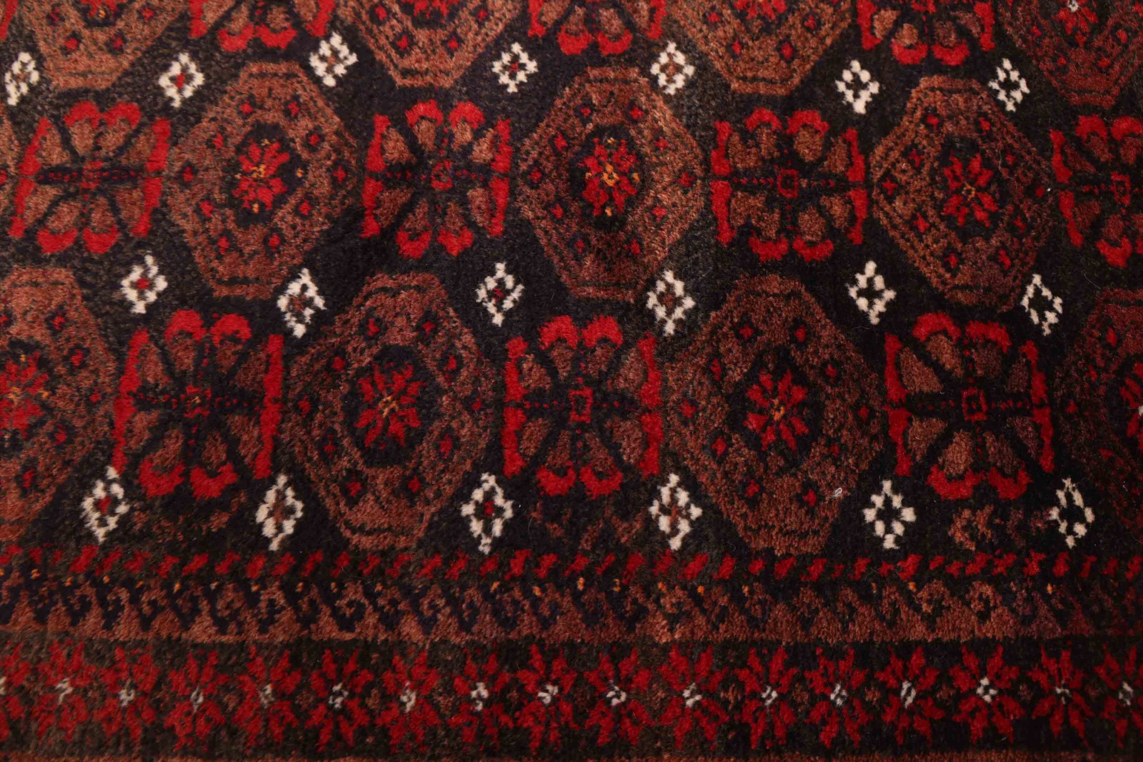 Vintage Traditional Hand-Knotted Area Rug 3’1″ x 5’4″ Oriental Wool Carpet