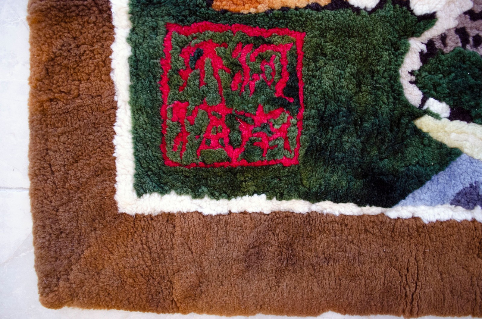 Ultra Rare Chinese 100 Tigers Sheepskin Art Rug – Masterwork Supersoft Area Rug