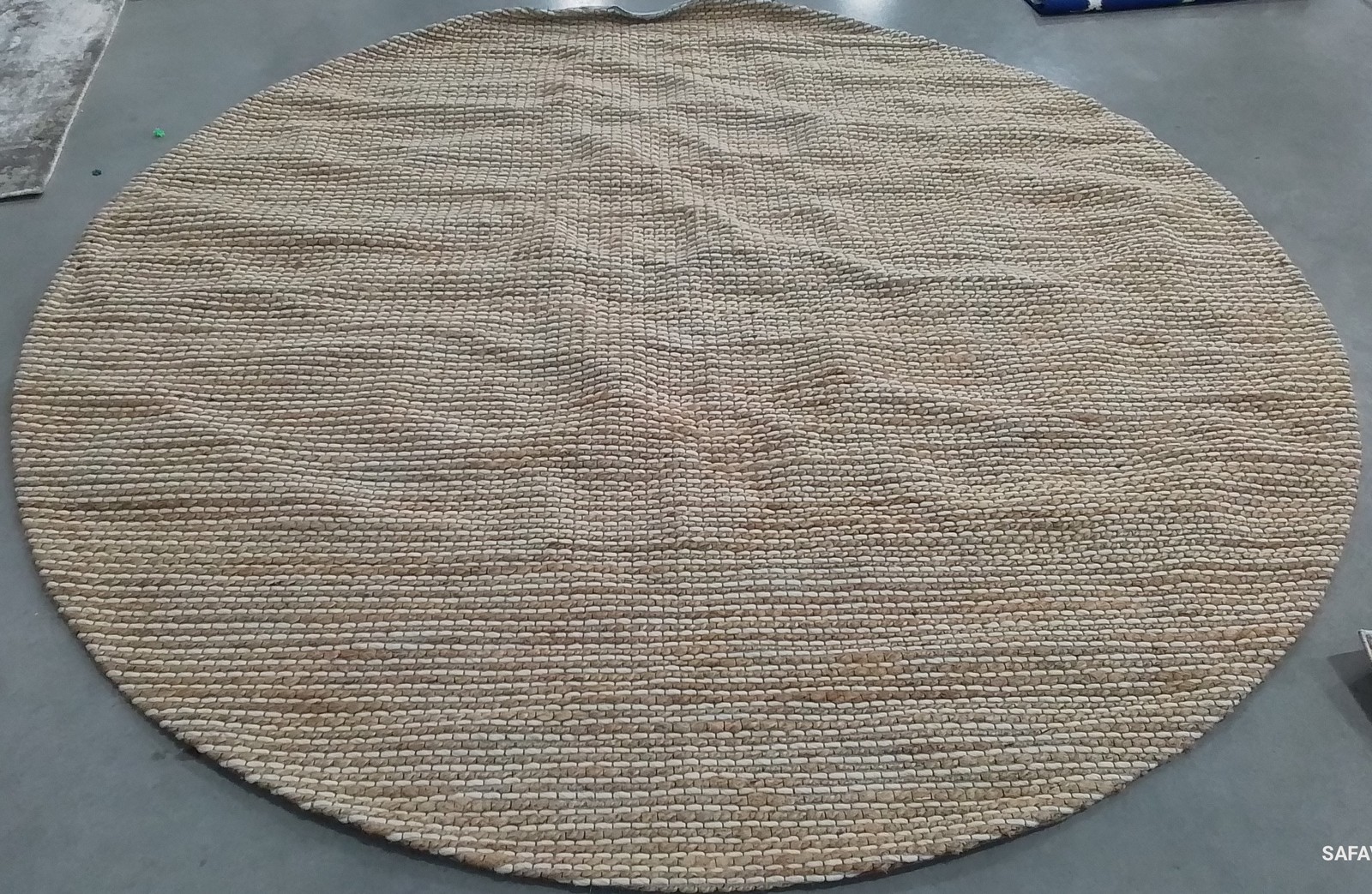 NATURAL / BEIGE 8′-0″ x 8′-0″ Flaw in Rug, Reduced Price 1172794535 NFB553B-8R