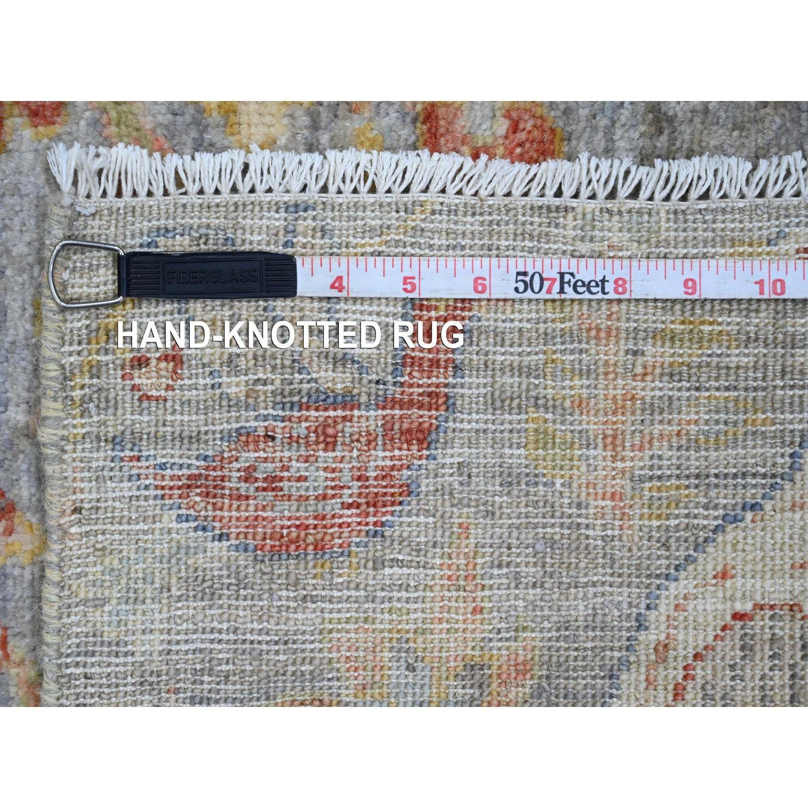 2’1″x3’2″ Blue Afghan Peshawar Birds Design Hand Knotted All Wool Mat Rug R20048