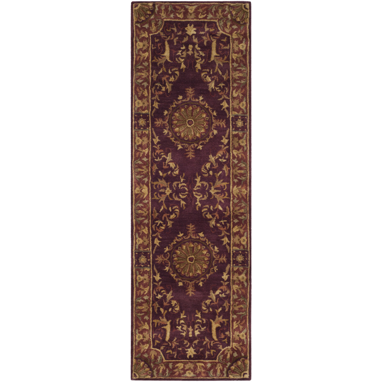 SAFAVIEH Empire EM459B Handmade Burgundy Rug