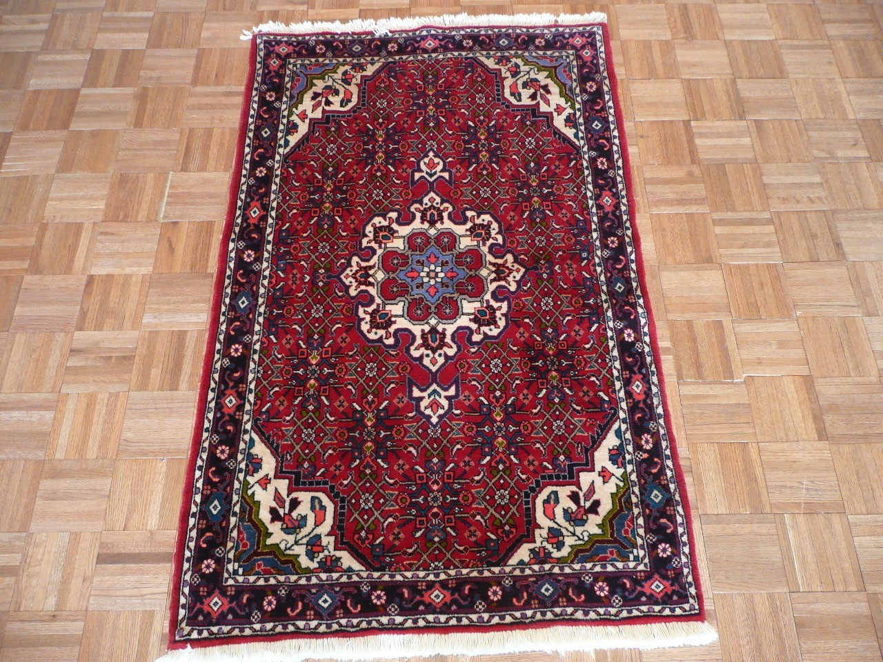 3’4 x 5’4 Hand Knotted Red Fine Bidjar Oriental Rug G807