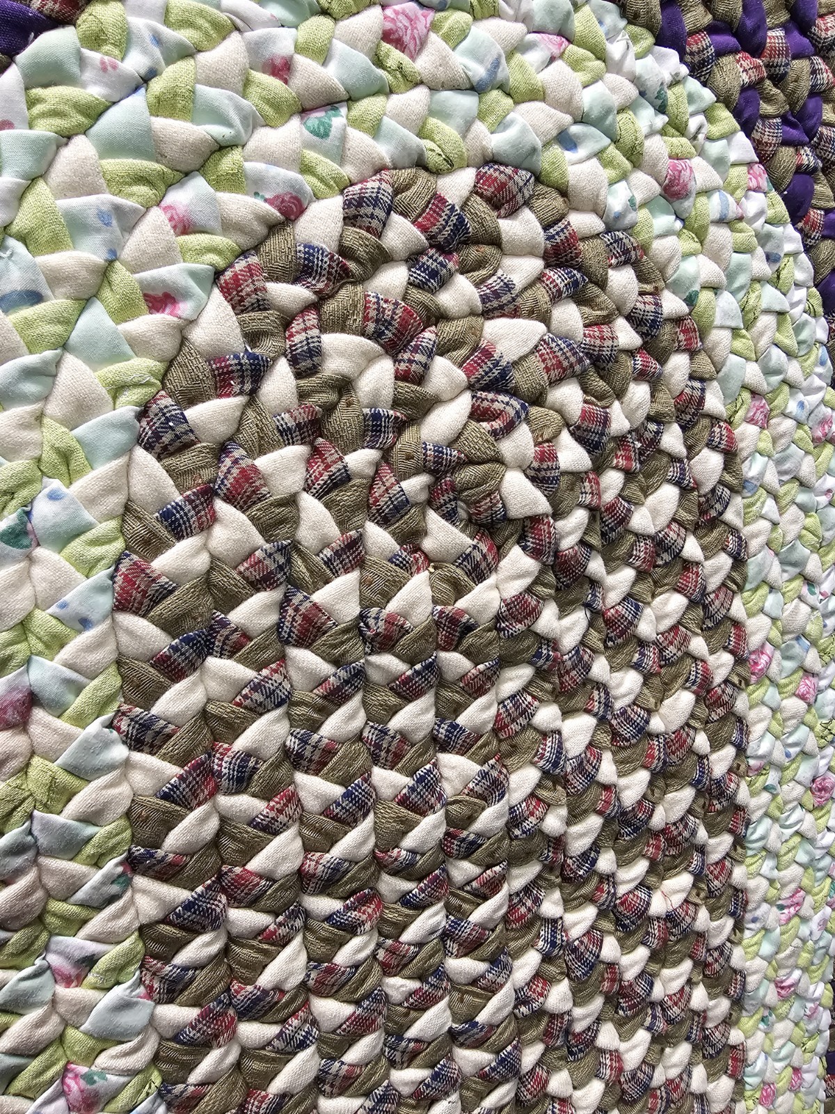 Pair Of American Braided Rug 39×22 Inches Oval Rug, Multicolor Oval Rug