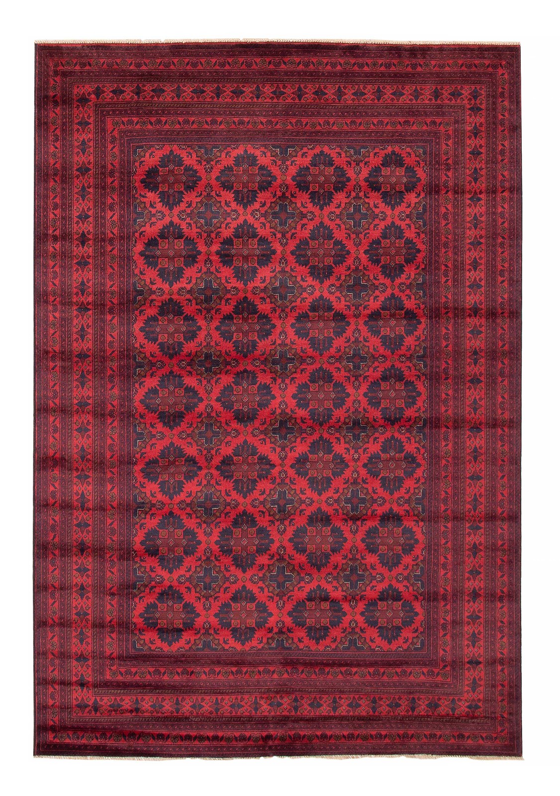 Traditional Hand Knotted Oriental Area Rug 6’7″ x 9’8″ Wool Carpet