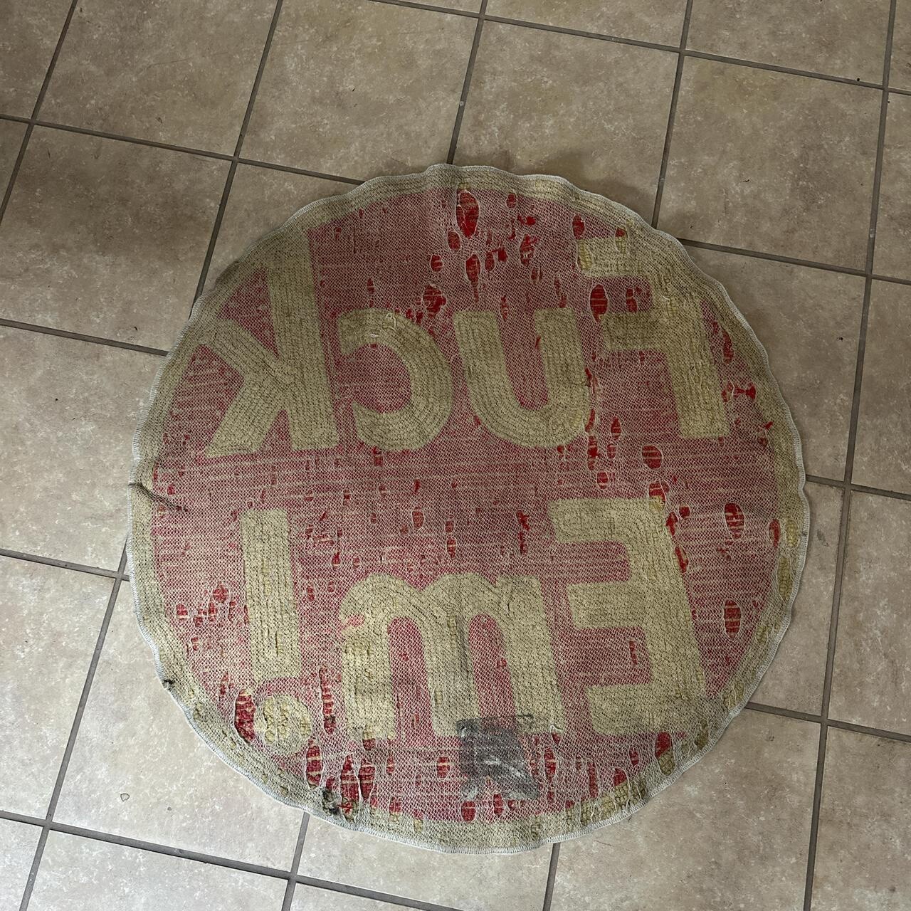 Supreme x Gallery 1950 FW09 2009 F**k Em Rug Carpet Red