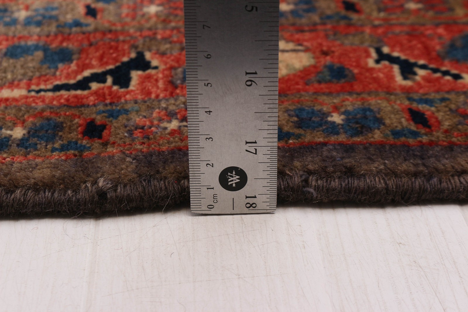 Vintage Hand-knotted Runner Rug 3’7″ x 10’0″ Traditional Oriental Wool Carpet