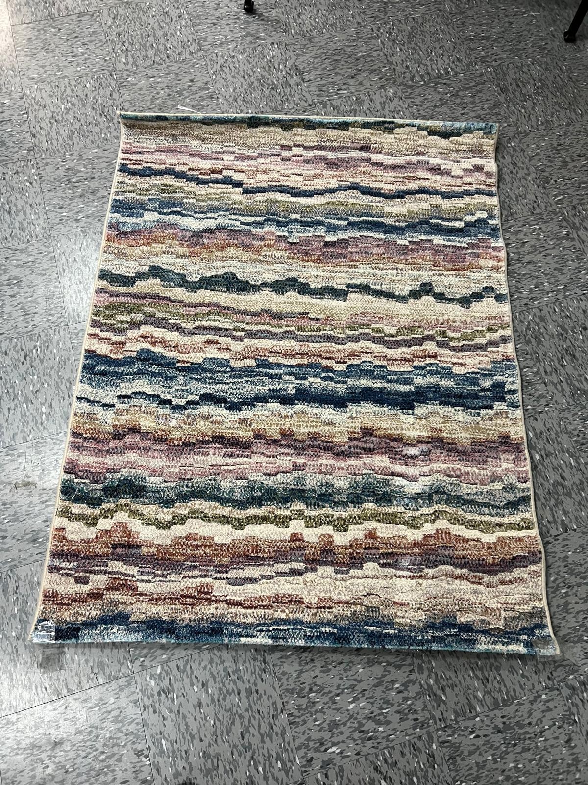 Couristan Easton 3’11” x 5’3″ Rectangle Area Rugs in Bone/Multi 63989191311053T