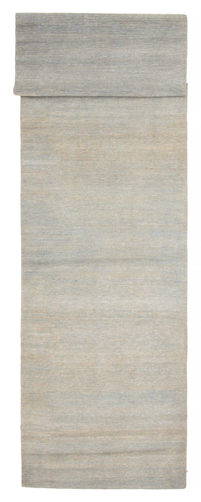 Hand-knotted Area Rug 3’1″ x 13’7″ Traditional Jute Oriental Carpet