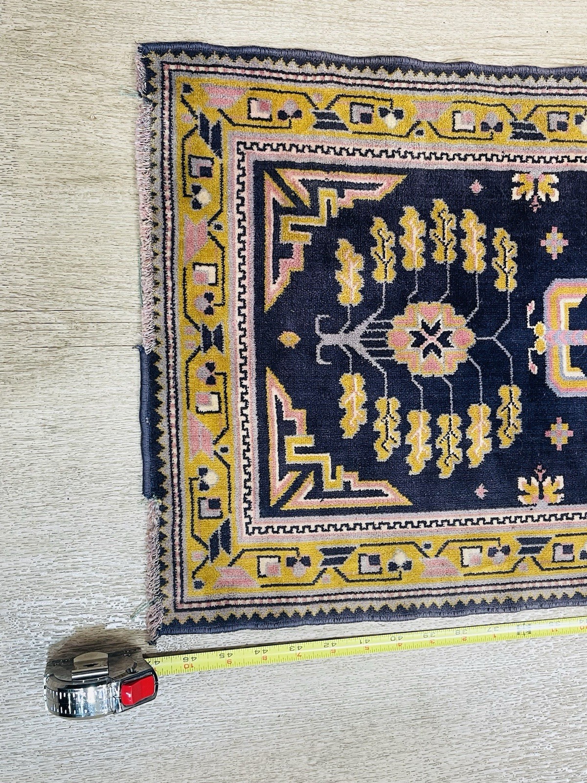 Mercerized Cotton Rug Made in Belgium 47” x 16 Appraised By Antiques Road Show