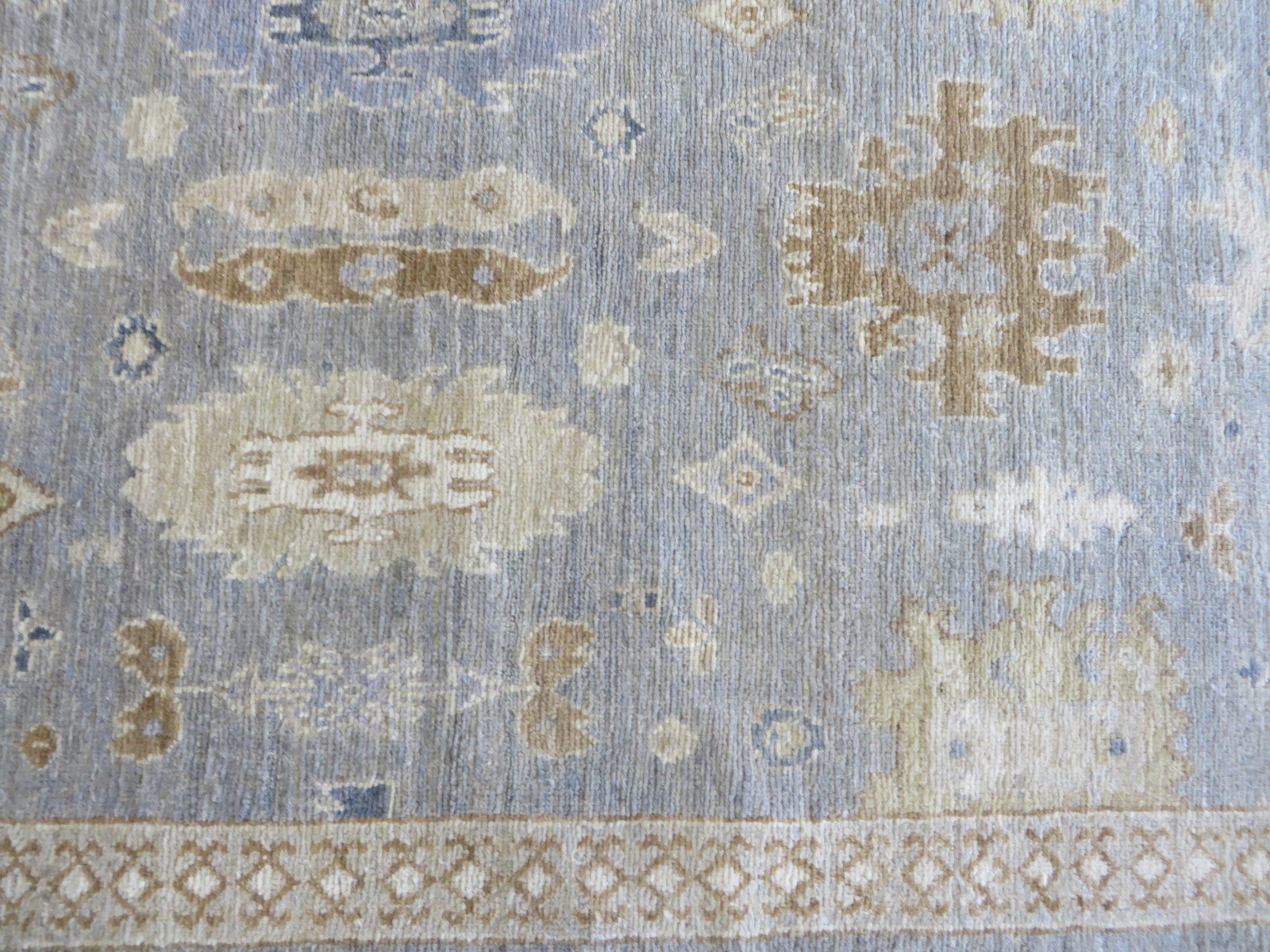 2’10 x 12’1 Runner Hand Knotted Gray Peshawar Oriental Rug G14334