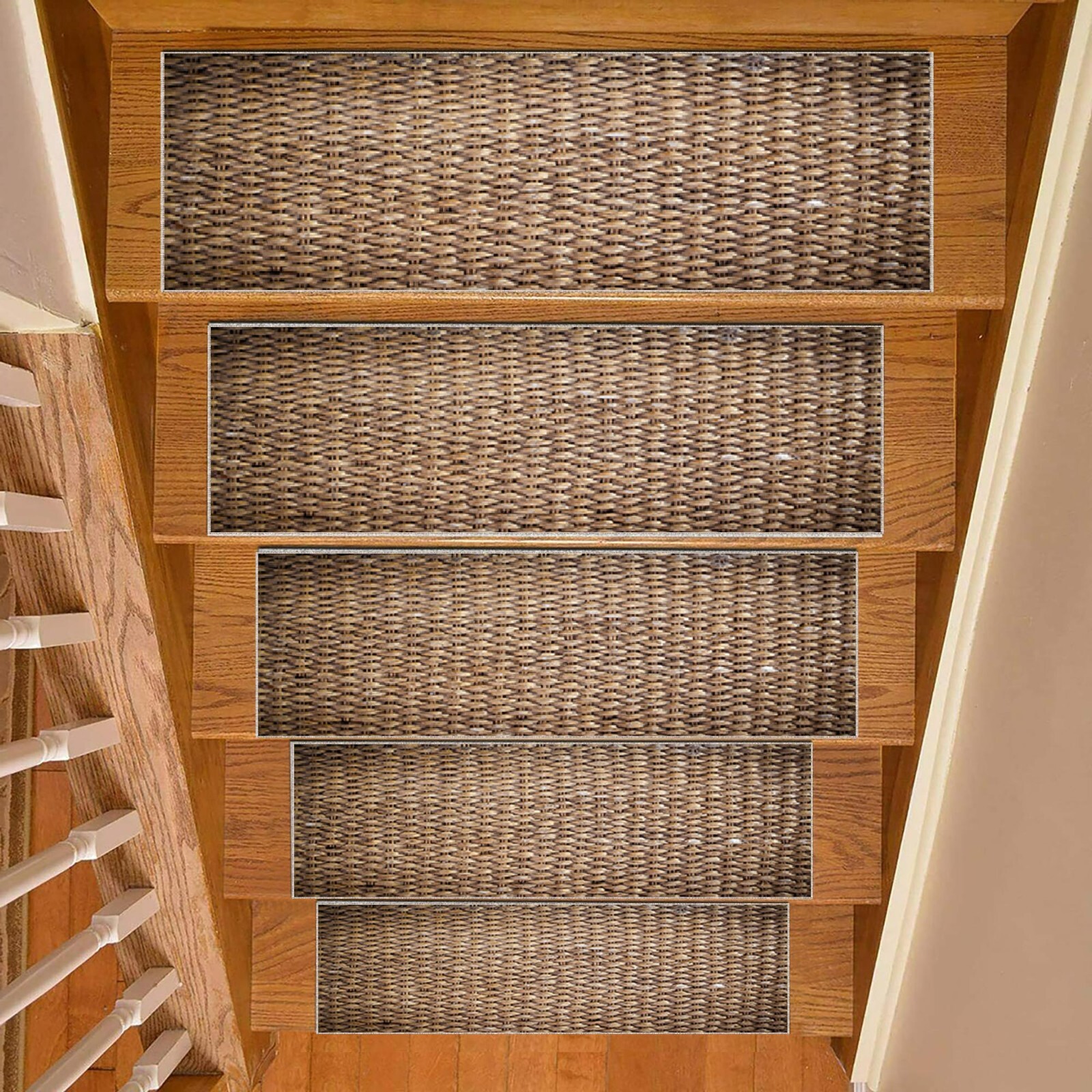 Brown Color Stair Rug, Stair Tread Rug, Stair Treads Rug, Carpet Stair Treads