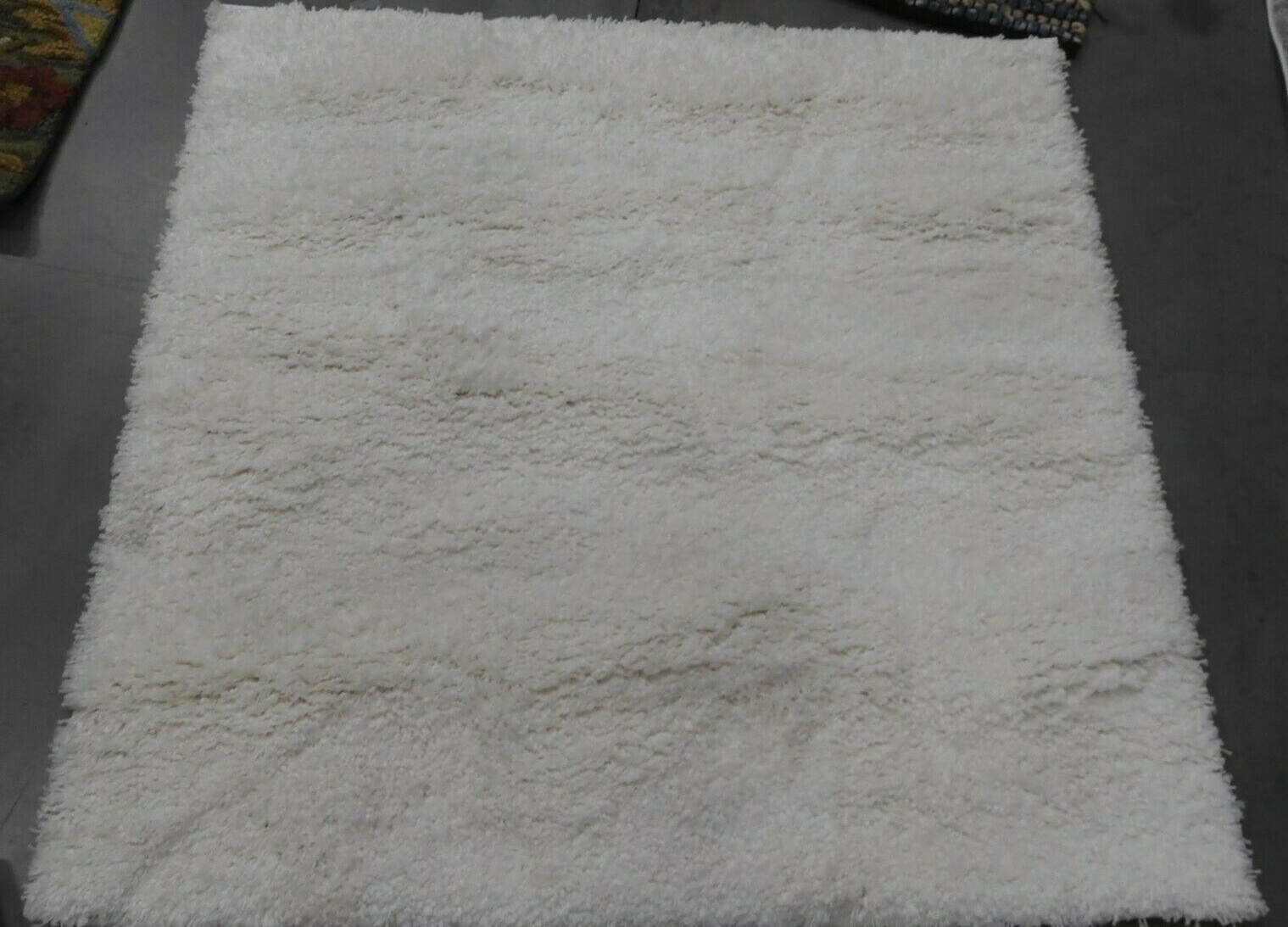 WHITE 4′ X 4′ Back Stain Rug Reduced Price 1172608744 SG151-1010-4SQ