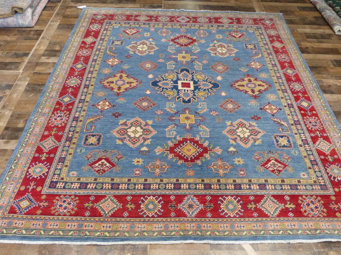 8’x10′ New Pakistani Caucasian super Kazak hand knotted wool Oriental area rug