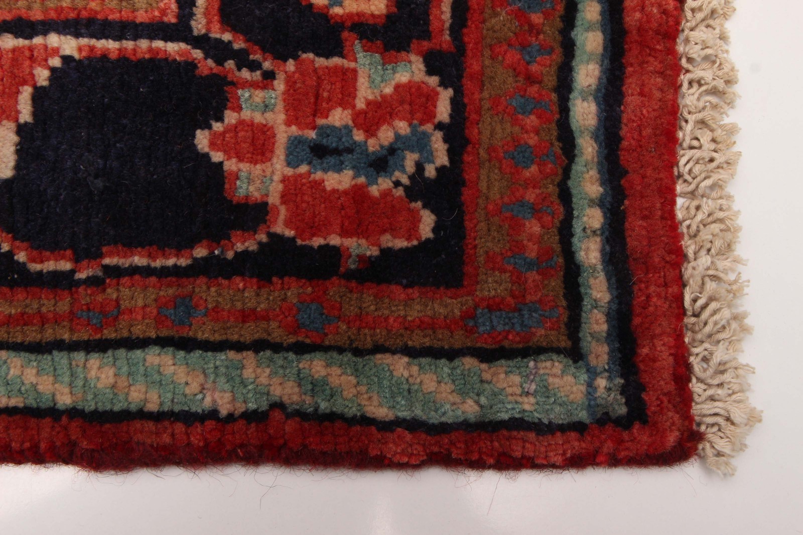3’7″ x 13’1″ Vintage Hand-knotted Runner Rug Traditional Oriental Wool Carpet