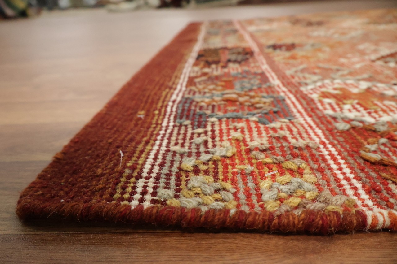 5×7 Bohemian Charm with Handwoven Earth-Tone Modern Area Rug