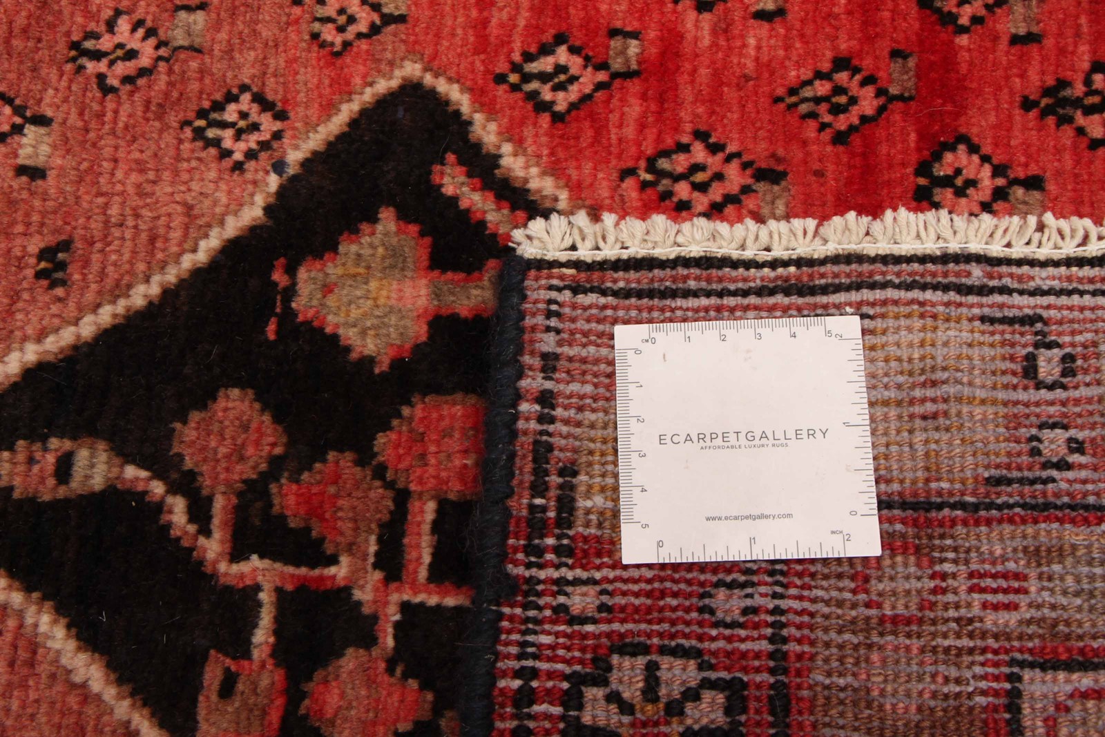 Vintage 3’5″ x 4’6″ Traditional Hand Knotted Vegetable Dye Wool Area Rug