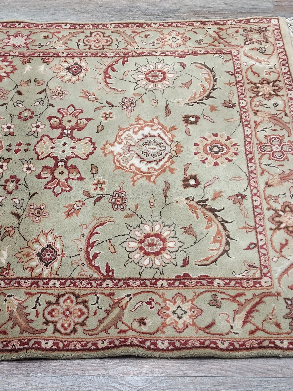 Turkish Silk And Wool HandMade Bohemian Royal Classic Design,Turkish Rug 4x6Ft
