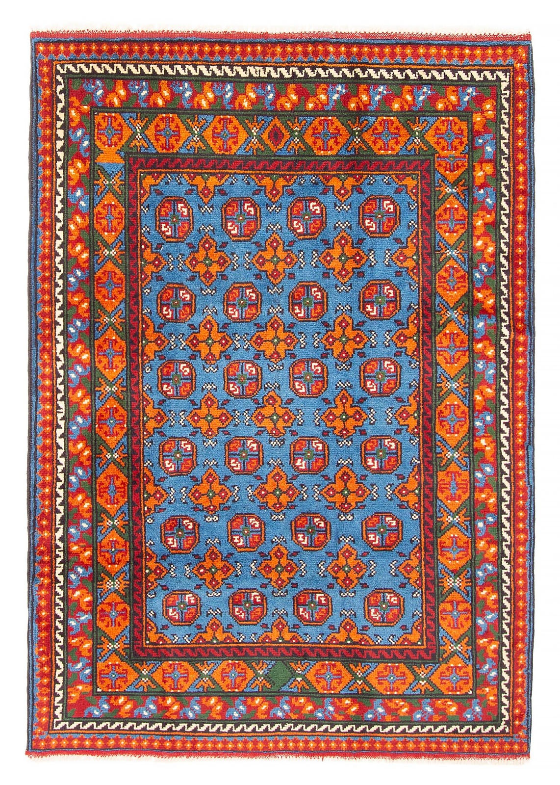 4’0″ x 5’11” Hand Knotted Area Rug Traditional Oriental Wool Carpet
