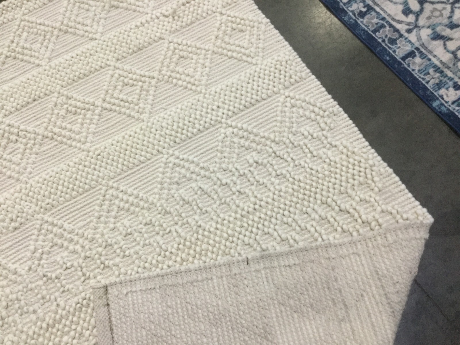 IVORY 7′ X 7′ Square Flaw in Rug, Reduced Price 1172660134 NAT102C-7SQ