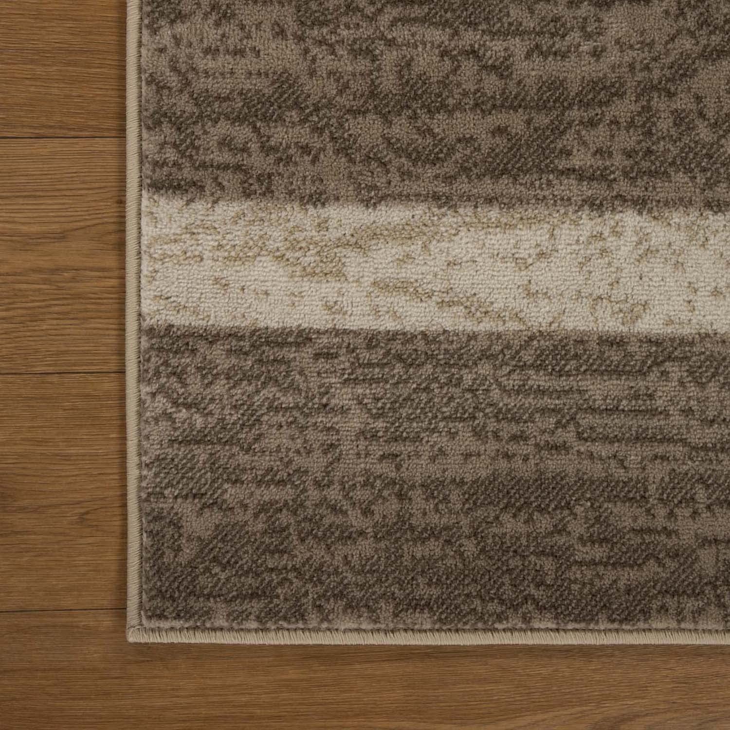 Rockwood Modern Geometric Indoor Area Rug, 7’x9′, Beige
