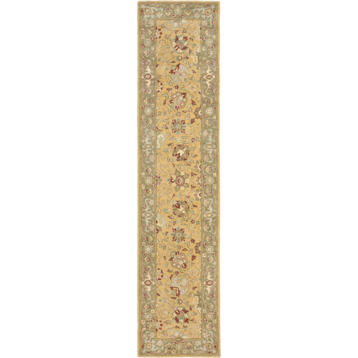 SAFAVIEH Antiquity Collection AT21C Handmade Gold Rug