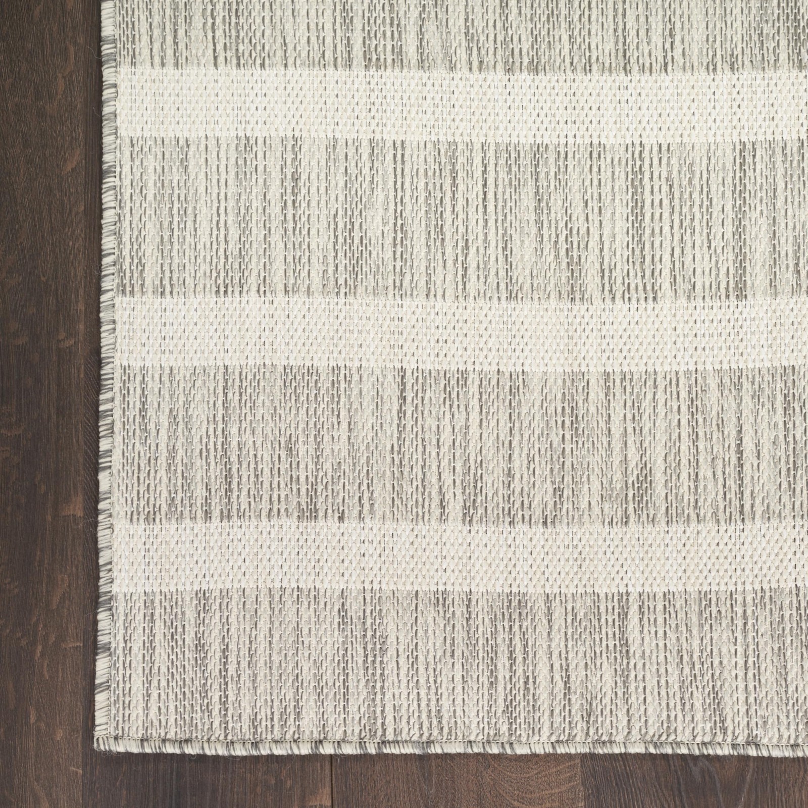 Home Positano Grey Ivory 7′ x 10′ Area Rug – Easy Clean, Non Shedding, Bed Ro…